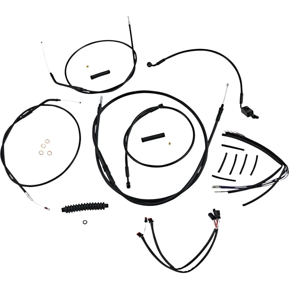 XR Handlebar Installation Kit — 35.5–40.5 cm (14"–16"), Ape Hanger, Black