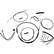 XR Handlebar Installation Kit — 14"–16" handlebar height, Ape Hanger, Black, Chrome