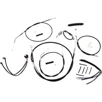 XR Handlebar Installation Kit — 14"–16" handlebar height, Ape Hanger, Black, Chrome