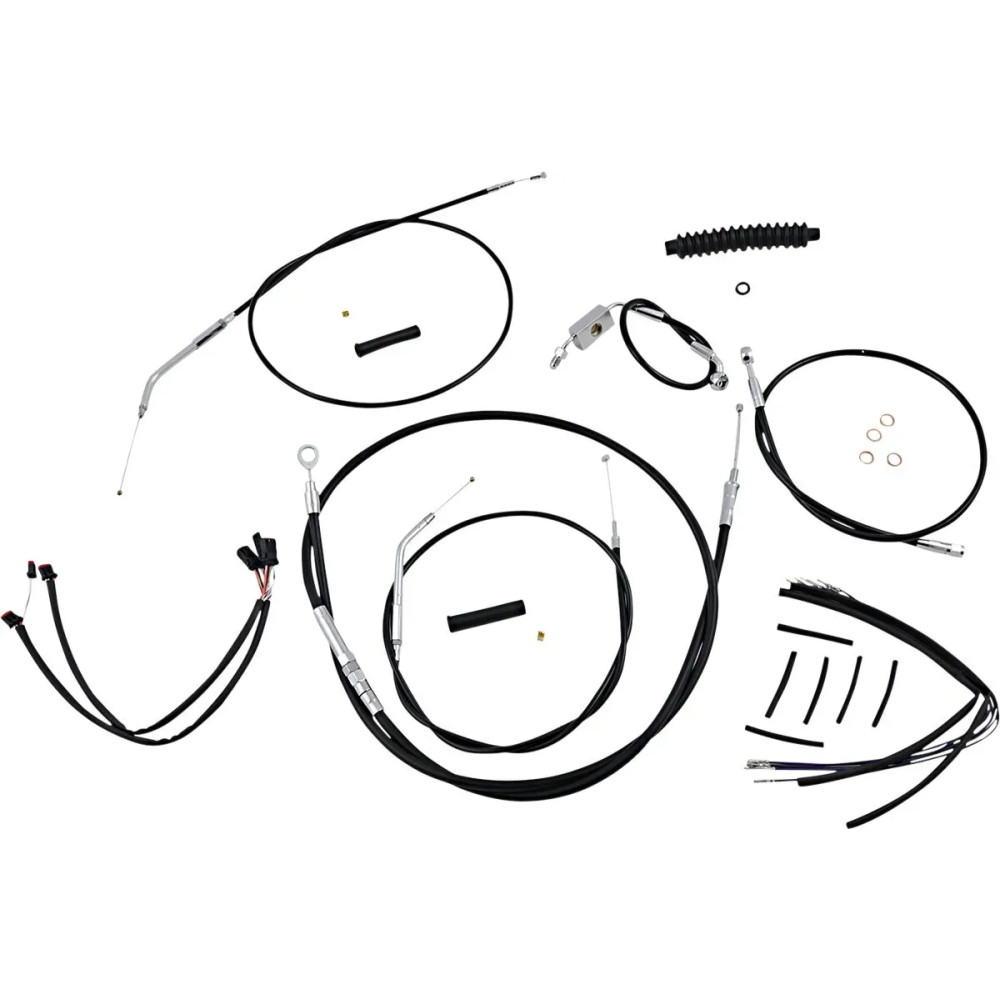 XR Handlebar Installation Kit — 14"–16" handlebar height, Ape Hanger, Black, Chrome