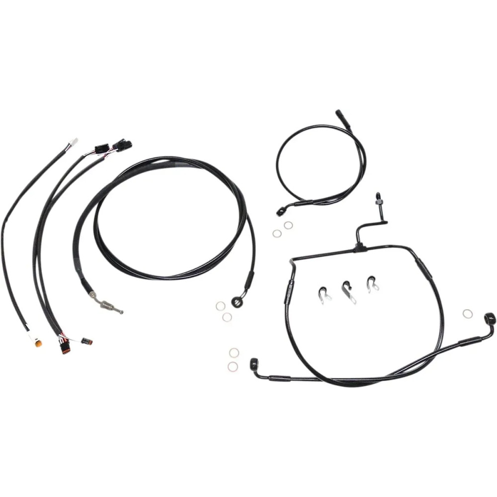 XR Handlebar Installation Kit — 12"–14" riser height, ape hanger, black