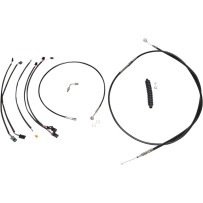 XR Handlebar Installation Kit — 12"–14" handlebar height, ape hanger, Black, Chrome