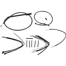 Jail Bar Cable Kit — Fits Jail Bar, 12" (30.5 cm), Black