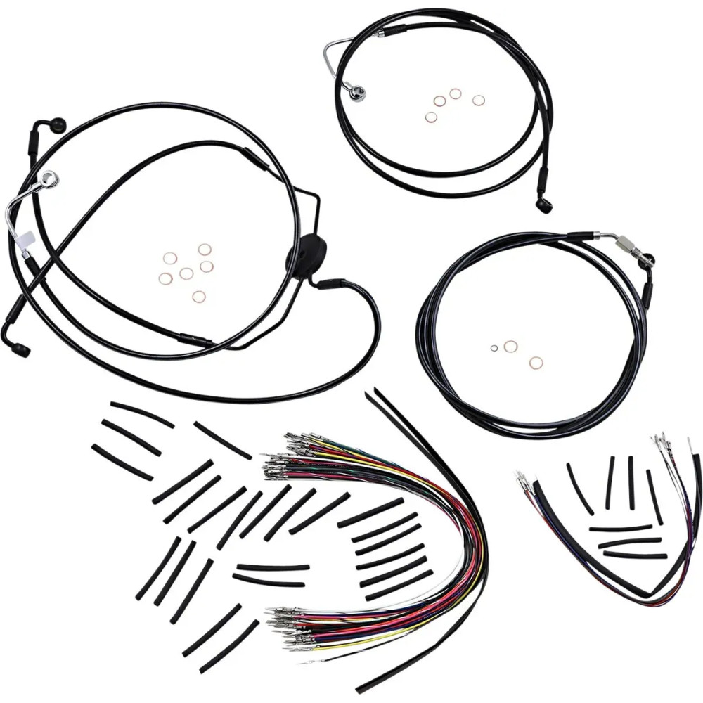 XR Handlebar Installation Kit — 12"–14" handlebar height, Ape Hanger, Black