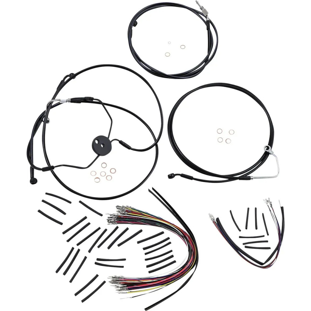 XR Handlebar Installation Kit — 15"–17", ape hanger, Black