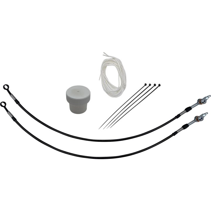 Kit de instalación de controles — altura del manillar 30.5 cm (12"), Ape Hanger, Negro