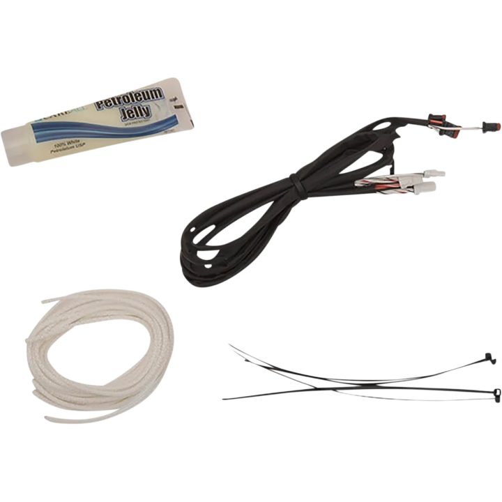 Kit de instalación de controles — Compatible con manillares de 10"–12", Ape Hanger, plateado pulido