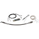 Kit de instalación de controles — Se adapta a 35,5 cm–40,5 cm (14"–16"), Ape hanger, plata pulida