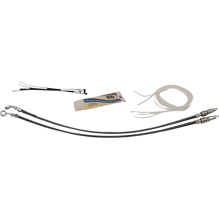 Kit de instalación de controles — 35.5–40.5 cm altura del manillar, Ape Hanger, Negro