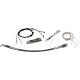 Kit de instalación de controles — Altura de manillar 35,5 cm–40,5 cm (14"–16"), Ape Hanger, Plata pulida