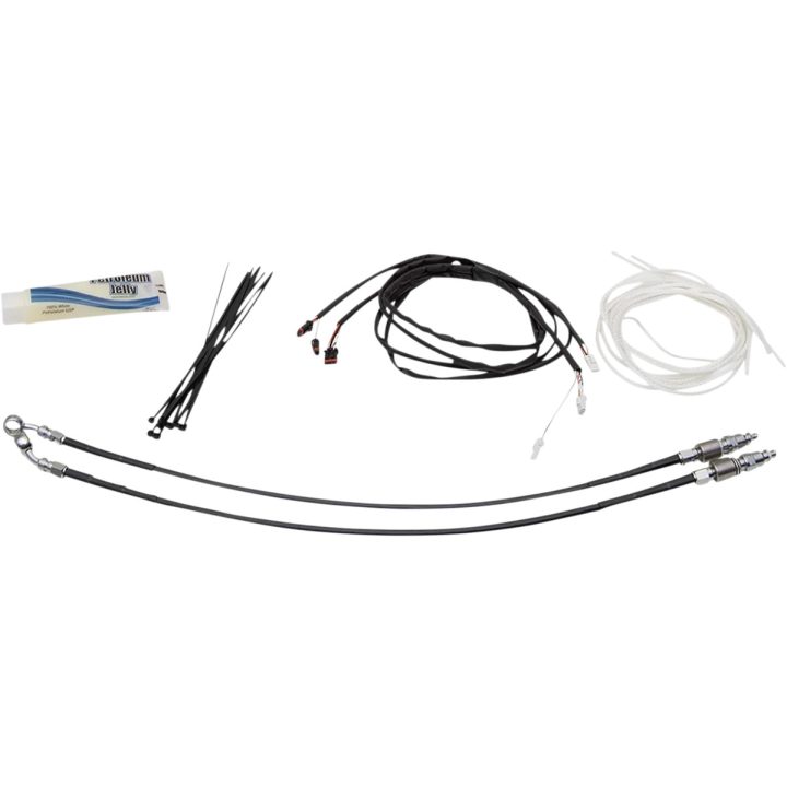 Kit de instalación de controles — 14"–16" altura del manillar, Ape Hanger, Negro