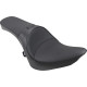 Asiento de cuero estilo solo de una pieza — 73 cm (28-3/4"), negro