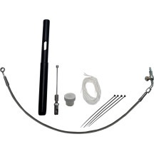 Kit de instalación de control — Altura de manillar 14" , Ape Hanger, plateado