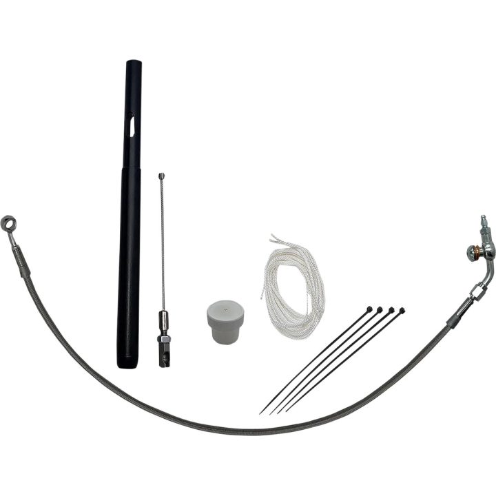 Kit de instalación de controles — 16" de altura, Ape Hanger, Plata (pulida)