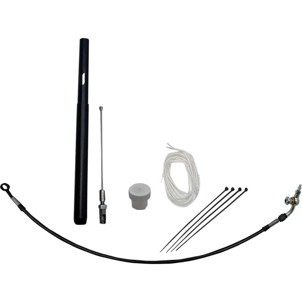Kit de instalación de control — Compatible con manillar Ape Hanger de 16", Negro