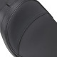 Asiento de cuero estilo solo de una pieza — 73 cm (28-3/4"), negro