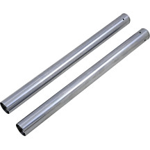Fork Tubes — 49.00 mm (1.93") diameter, 615.95 mm (24.25") length, Chrome