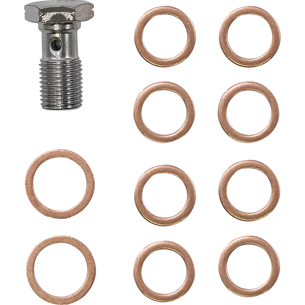 Kit estándar de cables/latiguillos trenzados de acero inoxidable para manillar — Ape Hanger, apto para 15"–17" (38–43 cm)