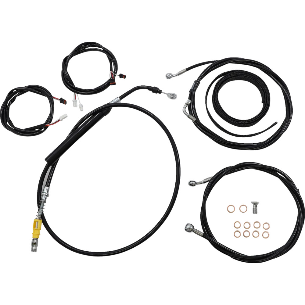 Kit completo de cables Plug-and-Play — Ajuste de 12"–14" de altura de manillar