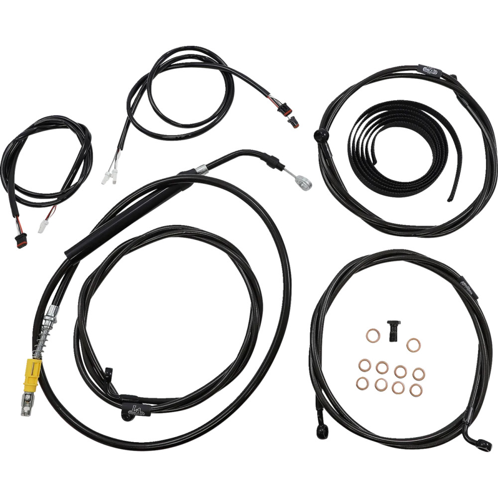 Kit completo de cables plug-and-play — Altura del manillar 38 cm–43 cm (15"–17")