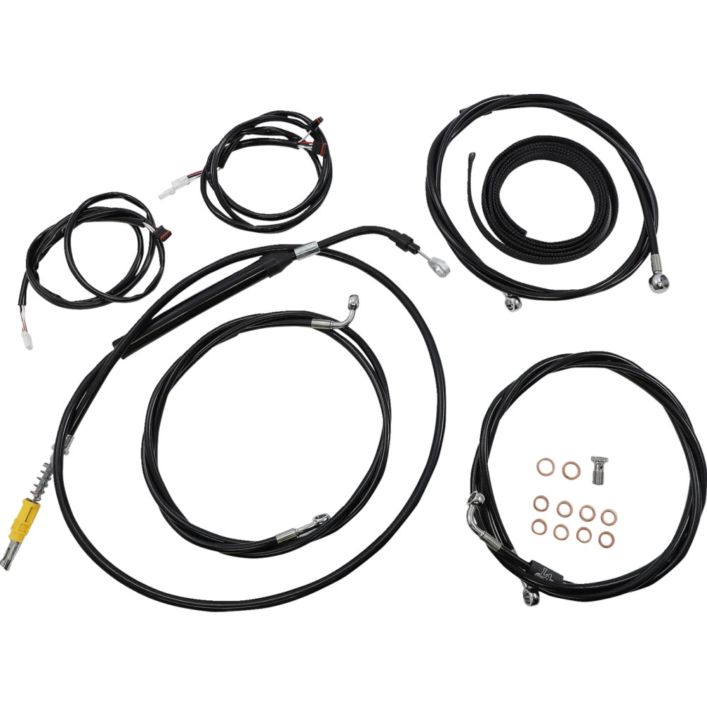 Kit completo de cables Plug-and-Play — se adapta a manillares 18"–20" (45,5–51 cm)