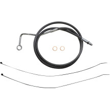 Black Pearl™ Designer Handlebar Installation Kit — Ape Hanger, 38 cm–43 cm (15"–17"), Black