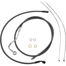 Black Pearl™ Designer Handlebar Installation Kit — Ape hanger, 38–43 cm (15–17"), Black