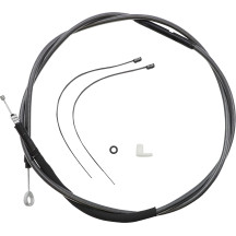 Black Pearl™ Designer Handlebar Installation Kit — 18–20 in (45.5–51 cm), Ape Hanger, Black