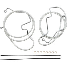 Sterling Chromite II® Designer Handlebar Installation Kit — Ape Hanger, 38 cm–43 cm (15"–17"), Chrome