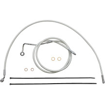 Sterling Chromite II® Designer Handlebar Installation Kit — Ape hanger fit, 18–20 in handlebar height, Chrome