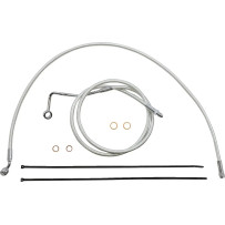 Sterling Chromite II® Designer Handlebar Installation Kit — Ape hanger fit, 18–20 in handlebar height, Chrome