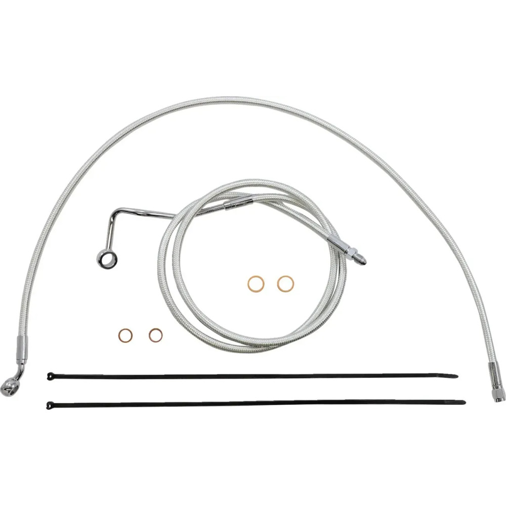 Sterling Chromite II® Designer Handlebar Installation Kit — Ape hanger fit, 18–20 in handlebar height, Chrome