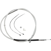 Sterling Chromite II® Designer Handlebar Installation Kit — Ape hanger fit, 18–20 in handlebar height, Chrome