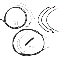 XR Handlebar Installation Kit — 38–43 cm (15–17"), ape hanger, black