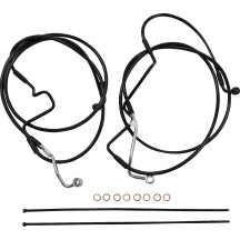 XR Handlebar Installation Kit — Ape hanger, 38–43 cm (15"–17"), ABS, Black