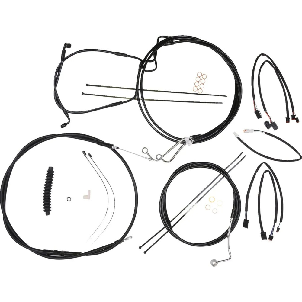 XR Handlebar Installation Kit — Ape Hanger, 30.5 cm–35.5 cm (12"–14"), Black