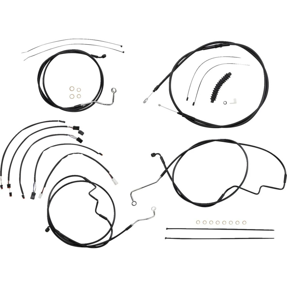 XR Handlebar Installation Kit — 38 cm–43 cm (15"–17"), Ape Hanger, ABS