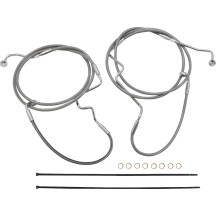 XR Handlebar Installation Kit — 12"–14" (30.5–35.5 cm), Ape hanger, Chrome