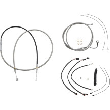 XR Handlebar Installation Kit — Ape Hanger, 15"–17", Chrome