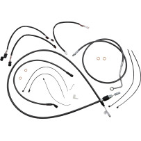 Black Pearl™ Designer Handlebar Installation Kit — Ape hanger, 12–14 in risers (30.5–35.5 cm)