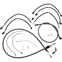 KARBONFIBR Designer Handlebar Installation Kit — Ape hanger, 30.5 cm (12"-14"), Carbon Fiber