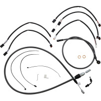 KARBONFIBR Designer Handlebar Installation Kit — Ape hanger, 30.5 cm (12"-14"), Carbon Fiber