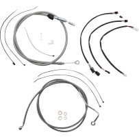 XR Handlebar Installation Kit — Fits handlebar height 12"-14", Chrome