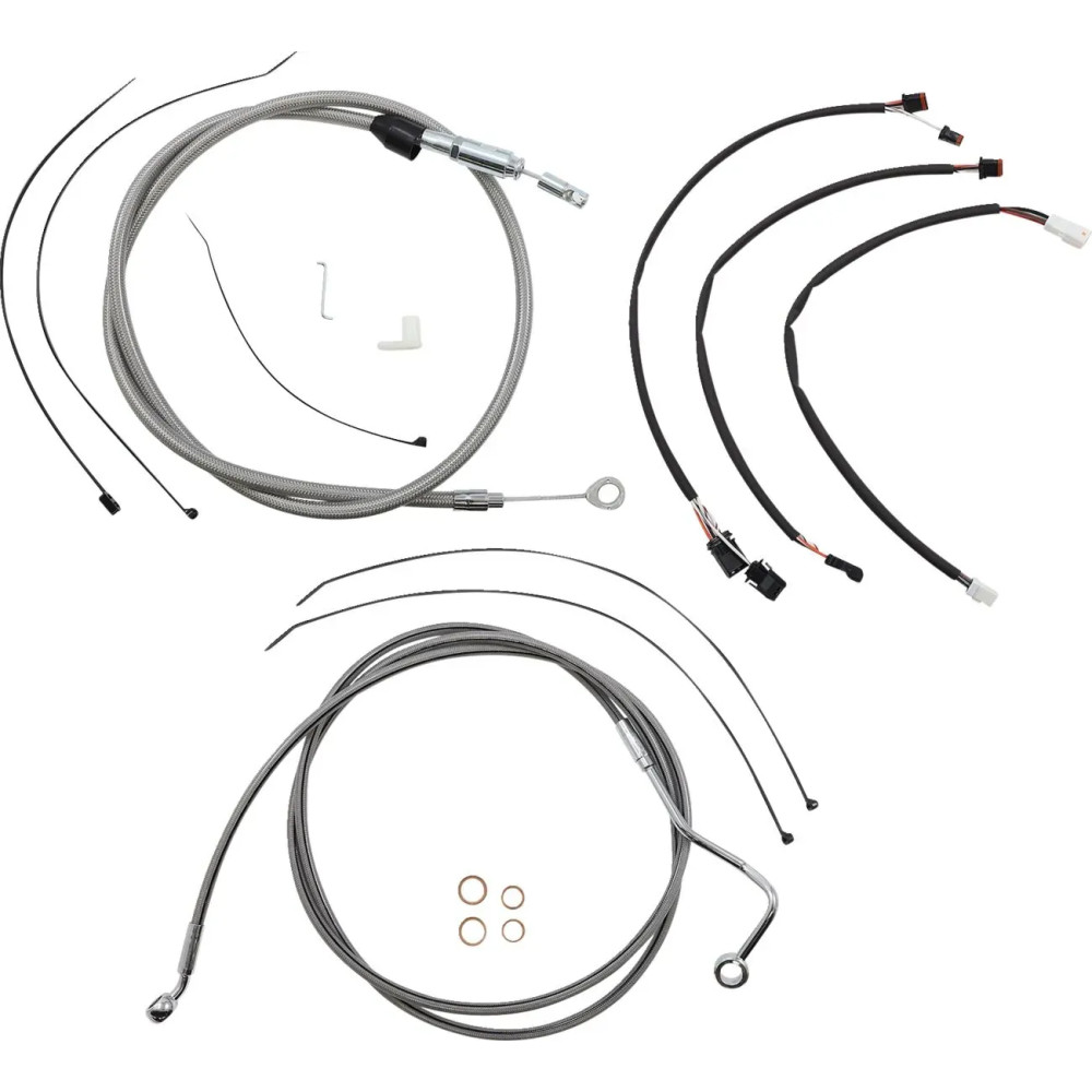 XR Handlebar Installation Kit — Fits handlebar height 12"-14", Chrome