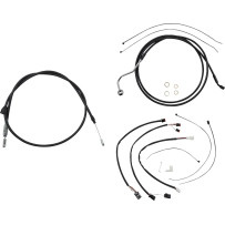 XR Handlebar Installation Kit — 38–43 cm (15"–17"), Ape hanger, Black