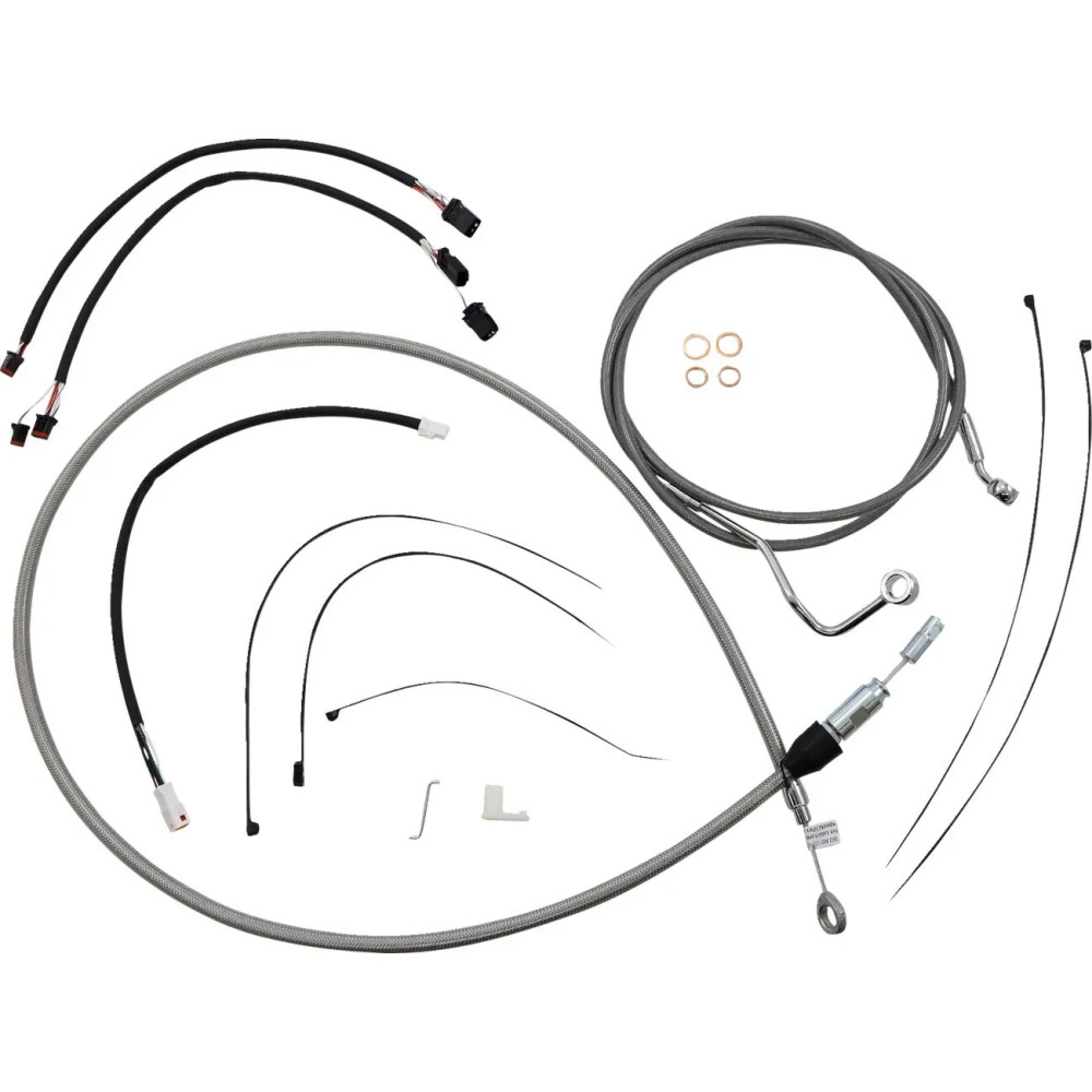 XR Handlebar Installation Kit — 12"-14" height, ape hanger, chrome