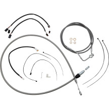 XR Handlebar Installation Kit — Fits 38–43 cm (15–17") handlebar height, Ape hanger, Chrome