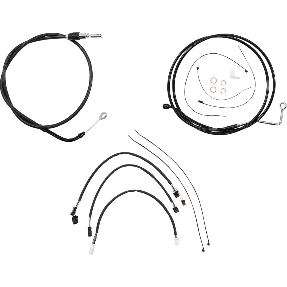 XR Handlebar Installation Kit — 30.5–35.5 cm (12"–14"), Ape Hanger, Black