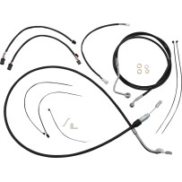 XR Handlebar Installation Kit — 38 cm–43 cm (15"–17"), ape hanger, Black, Chrome