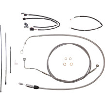 XR Handlebar Installation Kit — Ape hanger, fits 12"–14" (30.5–35.5 cm), chrome clear-coated